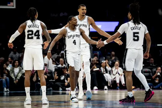 9体育-ESPN预测开拓者vs马刺：开拓者胜率19.9%，马刺胜率80.1%